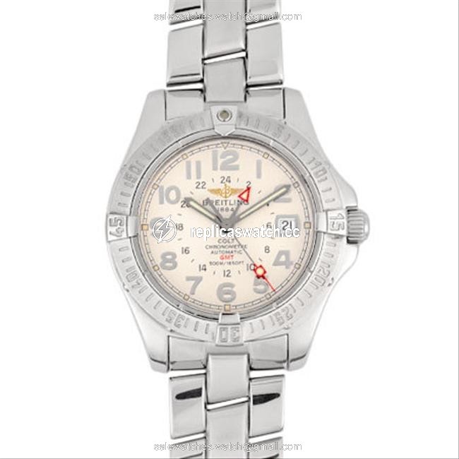 Breitling Colt Gmt Stainless Steel Mens Silver Dial A311g67prs Watch Breitling Colt Gmt Stainless Steel Mens Silver Dial A311g67prs Watch