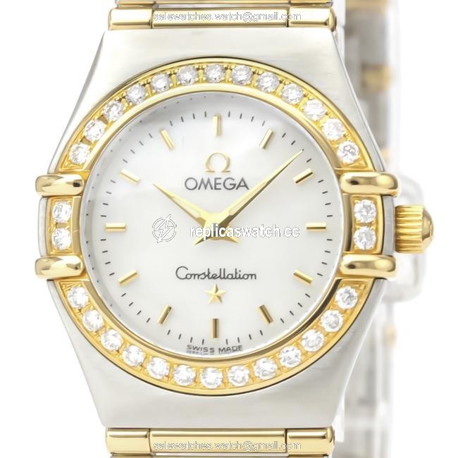 Omega Constellation Quartz Stainless Steel Yellow Gold (18k) Womens Dress 1267.70 Watch Omega Constellation Quartz Stainless Steel Yellow Gold (18k) Womens Dress 1267.70 Watch