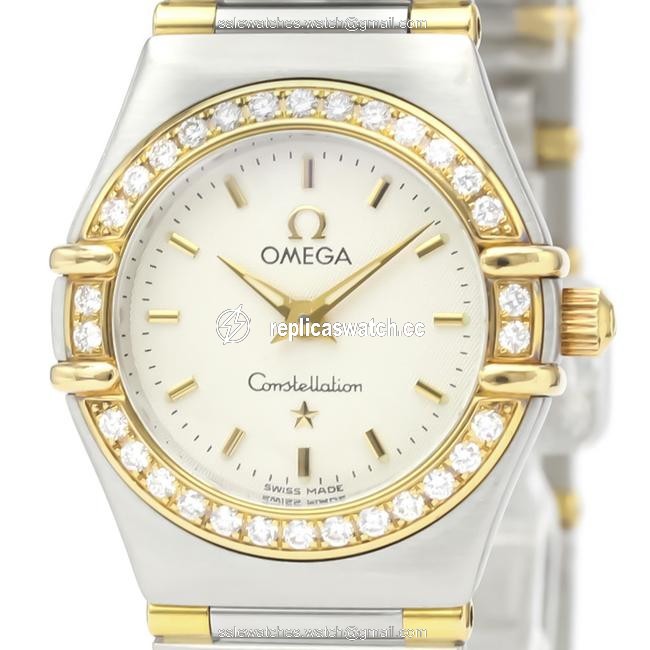 Omega Constellation Quartz Stainless Steel Yellow Gold (18k) Womens Dress 1367.30 Watch Omega Constellation Quartz Stainless Steel Yellow Gold (18k) Womens Dress 1367.30 Watch