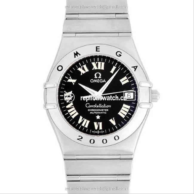 Omega Constellation Millennium Stainless Steel Mens Black Dial 1504.50 2000 Limited Watch Omega Constellation Millennium Stainless Steel Mens Black Dial 1504.50 2000 Limited Watch