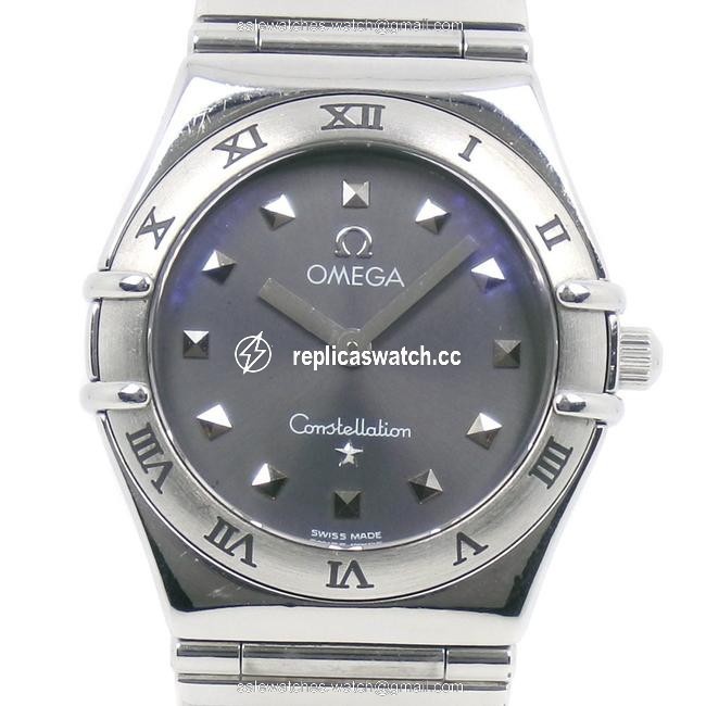Omega Constellation Mini My Choice 1561.51 Stainless Steel Quartz Ladies Gray Dial Clock Watch Omega Constellation Mini My Choice 1561.51 Stainless Steel Quartz Ladies Gray Dial Clock Watch