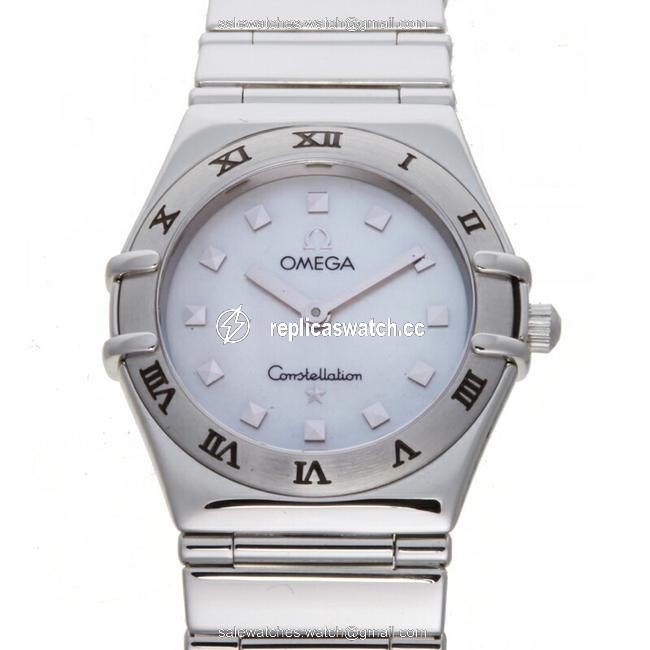 Omega Constellation My Choice Ladies 1571.71.00 Stainless Steel White Shell Dial Watch Omega Constellation My Choice Ladies 1571.71.00 Stainless Steel White Shell Dial Watch