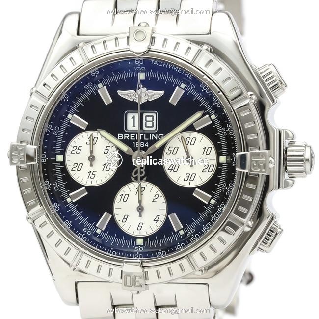 Breitling Crosswind Stainless Steel Mens Sports A44355 Watch Breitling Crosswind Stainless Steel Mens Sports A44355 Watch