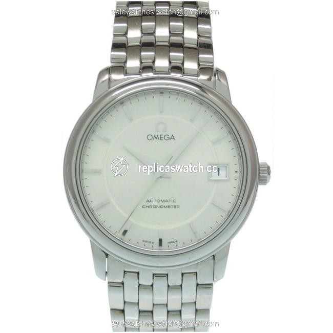 Omega Devil Prestige 4500.31 Stainless Steel Silver Dial Mens Watch Omega Devil Prestige 4500.31 Stainless Steel Silver Dial Mens Watch