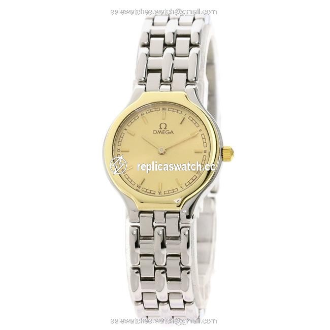 Omega Devil Symbol Stainless Steel Ss Ladies Watch Omega Devil Symbol Stainless Steel Ss Ladies Watch