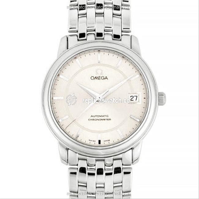 Omega De Ville Prestige Stainless Steel Mens Silver Dial 4500.31 Watch Omega De Ville Prestige Stainless Steel Mens Silver Dial 4500.31 Watch