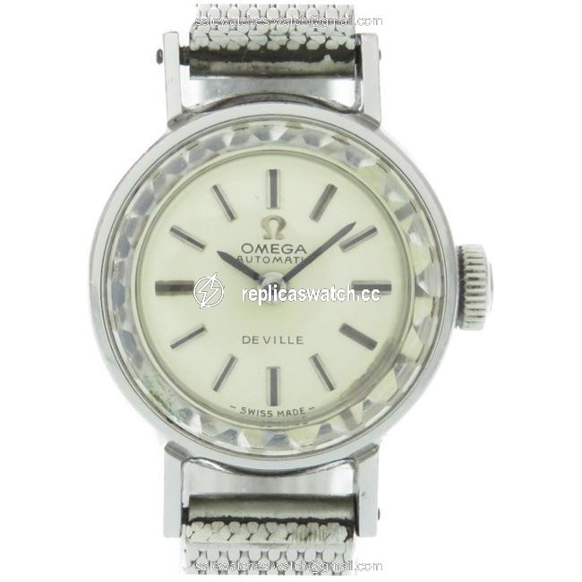 Omega Devil Cut Glass Self-winding 551.038 Silver 0047omega Ladies Watch Omega Devil Cut Glass Self-winding 551.038 Silver 0047omega Ladies Watch