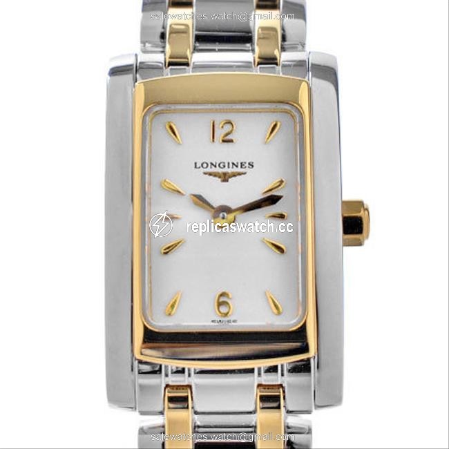 Longines Dolce Vita Ladies Yellow Pvd Quartz White Dial L5.158.5.28.7 Watch Longines Dolce Vita Ladies Yellow Pvd Quartz White Dial L5.158.5.28.7 Watch