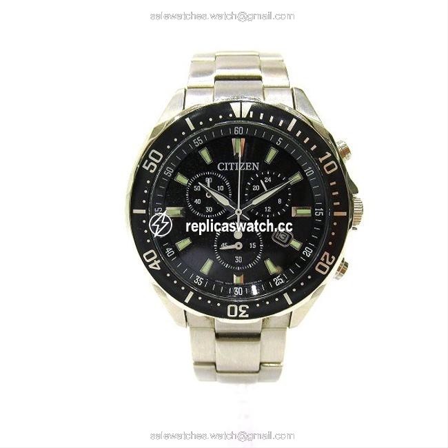 Citizen Solar Eco-drive Vo10-6771f Black Dial Mens Watch Citizen Solar Eco-drive Vo10-6771f Black Dial Mens Watch
