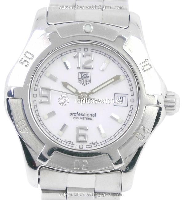 TAG Heuer Exclusive 2000 Wn1311 Stainless Steel Quartz Ladies White Dial Watch TAG Heuer Exclusive 2000 Wn1311 Stainless Steel Quartz Ladies White Dial Watch