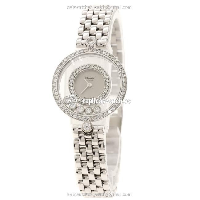 Chopard 20/3957 Happy Diamonds K18 White Gold Ladies Watch Chopard 20/3957 Happy Diamonds K18 White Gold Ladies Watch