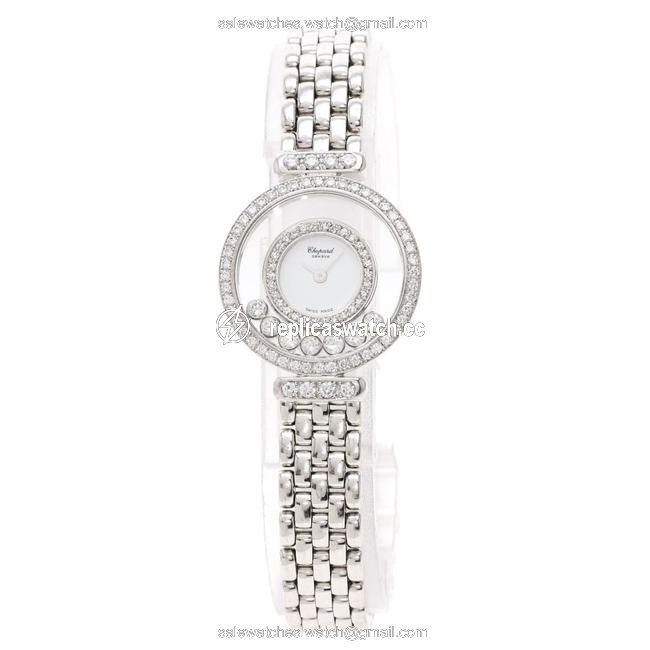 Chopard 4079.1 Happy Diamonds K18 White Gold Ladies Watch Chopard 4079.1 Happy Diamonds K18 White Gold Ladies Watch