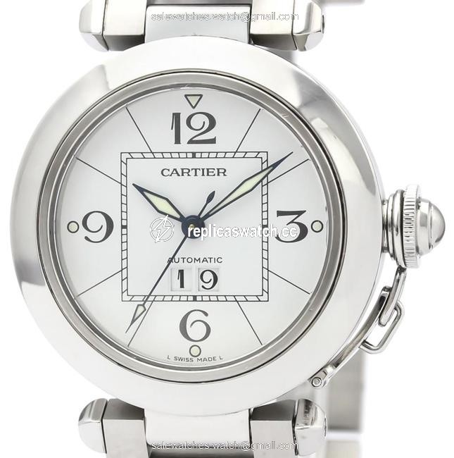 Cartier Pasha C Big Date Steel Unisex W31055m7 Watch Cartier Pasha C Big Date Steel Unisex W31055m7 Watch