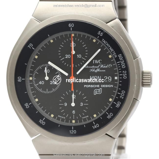IWC Porsche Design Titanium Mens Sports Watch IWC Porsche Design Titanium Mens Sports Watch