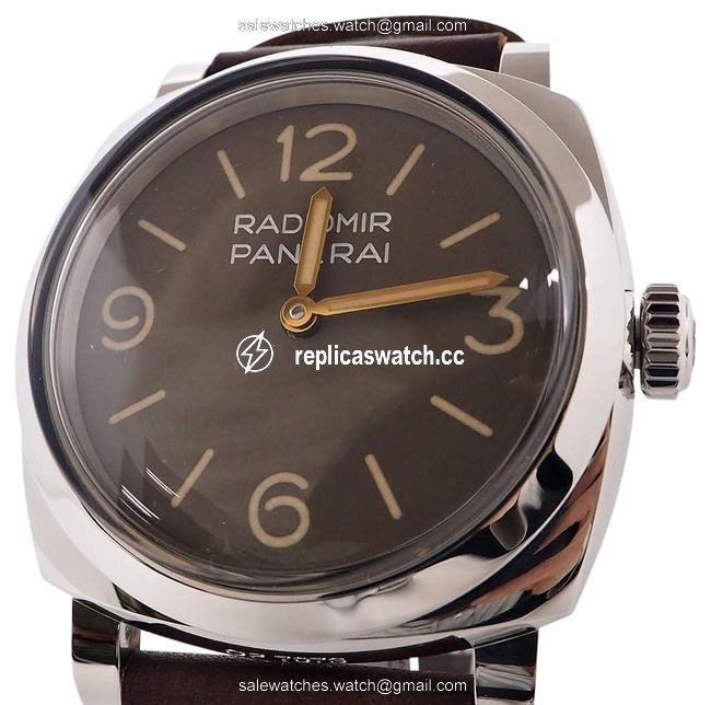 Panerai Officine Officine Radiomir 1940 3 Days Acciaio Pam00662 Brown Mens Watch Panerai Officine Officine Radiomir 1940 3 Days Acciaio Pam00662 Brown Mens Watch