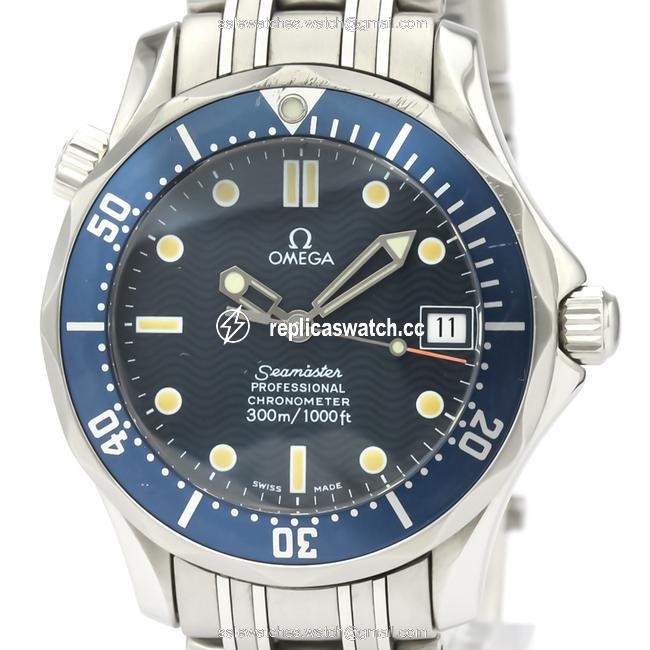 Omega Seamaster Stainless Steel Mens Sports 2551.80 Watch Omega Seamaster Stainless Steel Mens Sports 2551.80 Watch