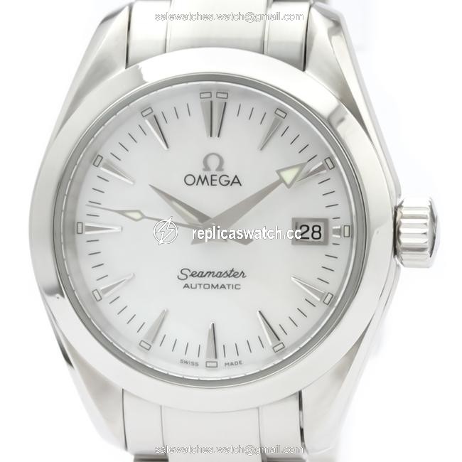 Omega Seamaster Aqua Terra Mop Dial 2573.70 Watch Omega Seamaster Aqua Terra Mop Dial 2573.70 Watch
