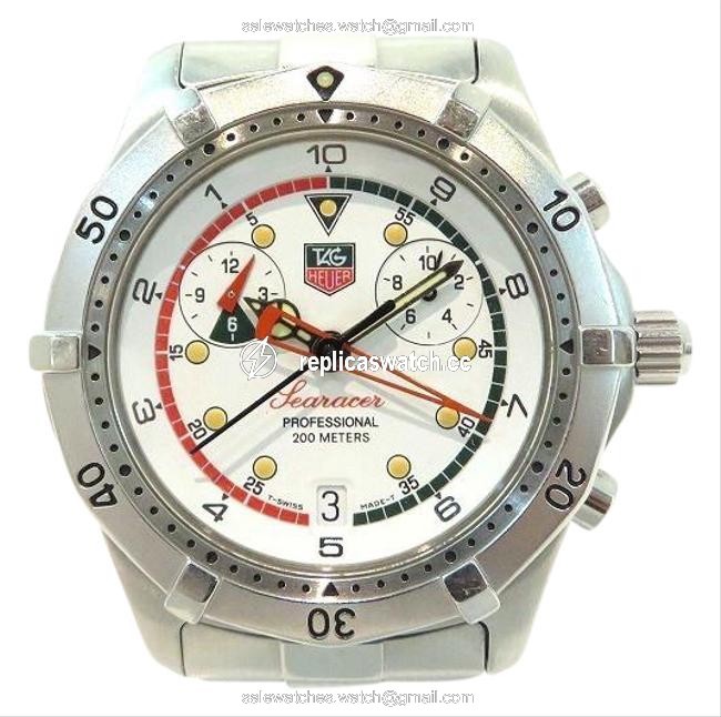 TAG Heuer Sea Racer Chronograph Ck111r Quartz Mens Watch TAG Heuer Sea Racer Chronograph Ck111r Quartz Mens Watch