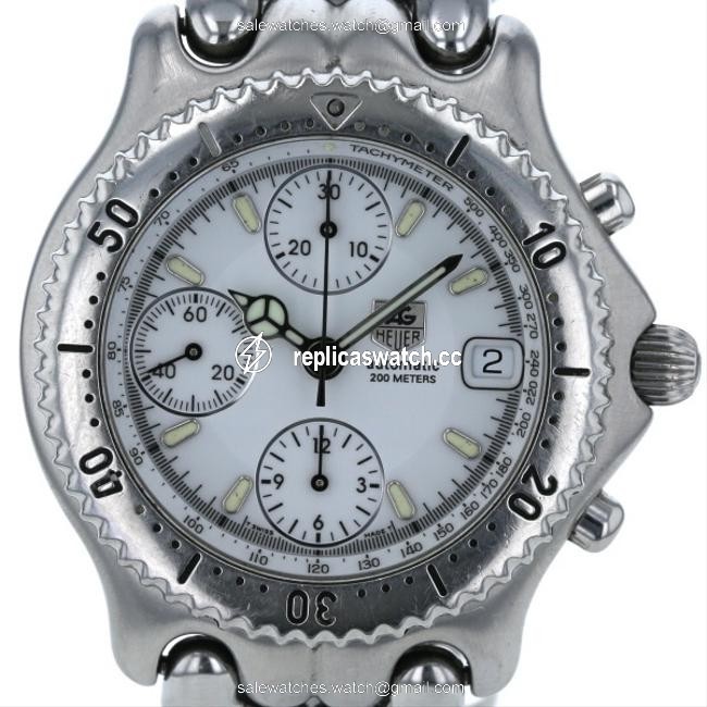 TAG Heuer Cell Series 200m Date Cg-2110-ro White Dial Mens Watch TAG Heuer Cell Series 200m Date Cg-2110-ro White Dial Mens Watch