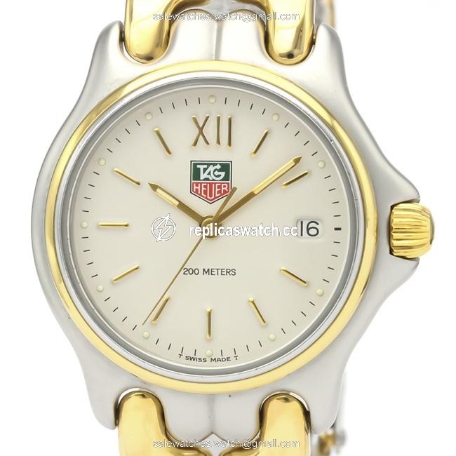 TAG Heuer Sel Quartz Gold Plated Stainless Steel Mens Dress S05.013 Watch TAG Heuer Sel Quartz Gold Plated Stainless Steel Mens Dress S05.013 Watch