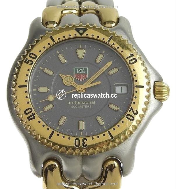 TAG Heuer Gold / Silver Genuine Cell Professional 200 Mens Quartz Wg1120-0 Watch TAG Heuer Gold / Silver Genuine Cell Professional 200 Mens Quartz Wg1120-0 Watch