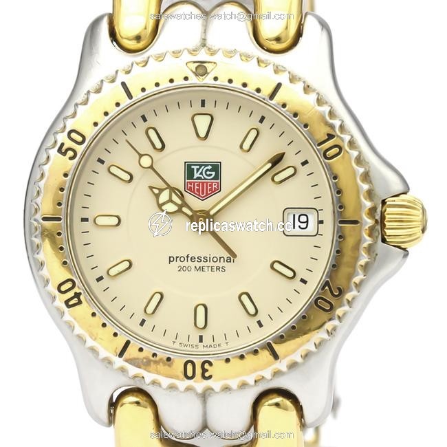 TAG Heuer Sel Quartz Gold Plated Stainless Steel Mens Dress Wg1221 Watch TAG Heuer Sel Quartz Gold Plated Stainless Steel Mens Dress Wg1221 Watch