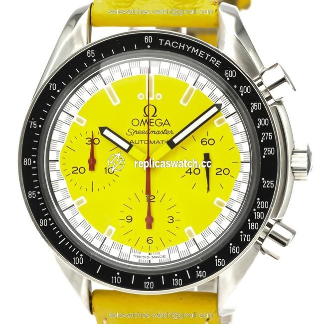 Omega Speedmaster Michael Schumacher Yellow Dial 3510.12 Bf300340 Watch Omega Speedmaster Michael Schumacher Yellow Dial 3510.12 Bf300340 Watch