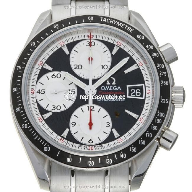 Omega Speedmaster Chronograph 40mm Date Mens 3210.51.00 Stainless Steel Black X White Dial Watch Omega Speedmaster Chronograph 40mm Date Mens 3210.51.00 Stainless Steel Black X White Dial Watch