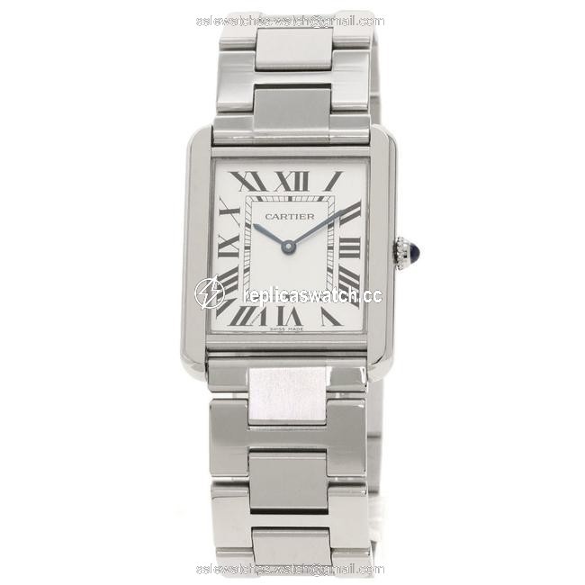 Cartier W5200014 Tank Solo Lm Stainless Steel Mens Watch Cartier W5200014 Tank Solo Lm Stainless Steel Mens Watch