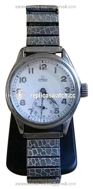 Omega Silver Vintage Fab Suisse 1940s Notation Dial Watch Omega Silver Vintage Fab Suisse 1940s Notation Dial Watch