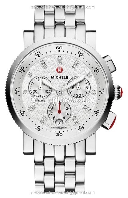 Michele Silver Sport Sail Watch Michele Silver Sport Sail Watch