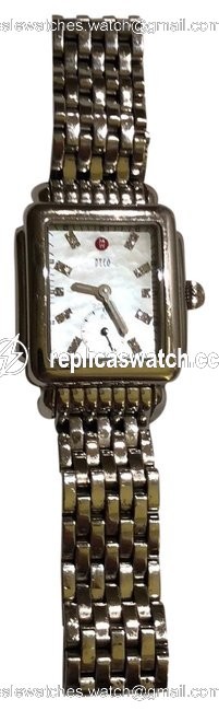 Michele Stainless Steele/Silver Womens Watch Michele Stainless Steele/Silver Womens Watch