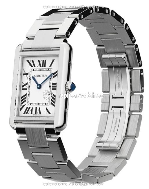 Cartier Womens Tank Solo Large Model Watch Cartier Womens Tank Solo Large Model Watch