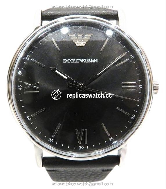 Emporio Armani Ar-11013 Quartz Black Dial Mens Watch Emporio Armani Ar-11013 Quartz Black Dial Mens Watch