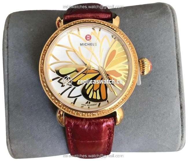 Michele Multicolor Garden Party White Dial Ladies Mw05d41b0996 Watch Michele Multicolor Garden Party White Dial Ladies Mw05d41b0996 Watch