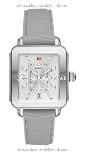 Michele Grey / Silver New Deco Sport Stainless-steel and Light Mww06k000009 Watch Michele Grey / Silver New Deco Sport Stainless-steel and Light Mww06k000009 Watch