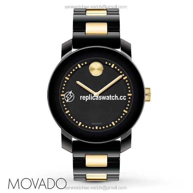 Movado Black / Gold Womens Dial Ceramic 3600172 Watch Movado Black / Gold Womens Dial Ceramic 3600172 Watch