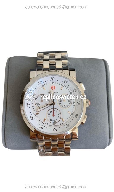 Michele Silver Sport Sail White Dial Mww01c000021 Watch Michele Silver Sport Sail White Dial Mww01c000021 Watch