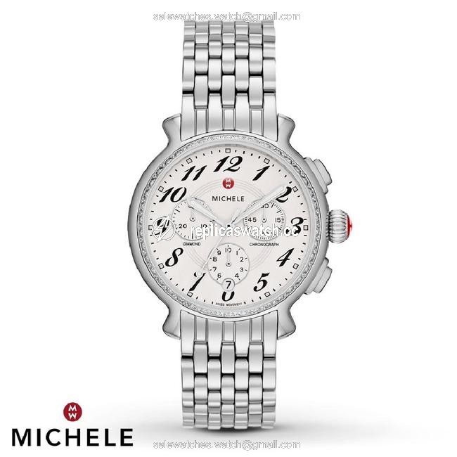 Michele Silver Fluette White Dial Mww24a000001 Watch Michele Silver Fluette White Dial Mww24a000001 Watch