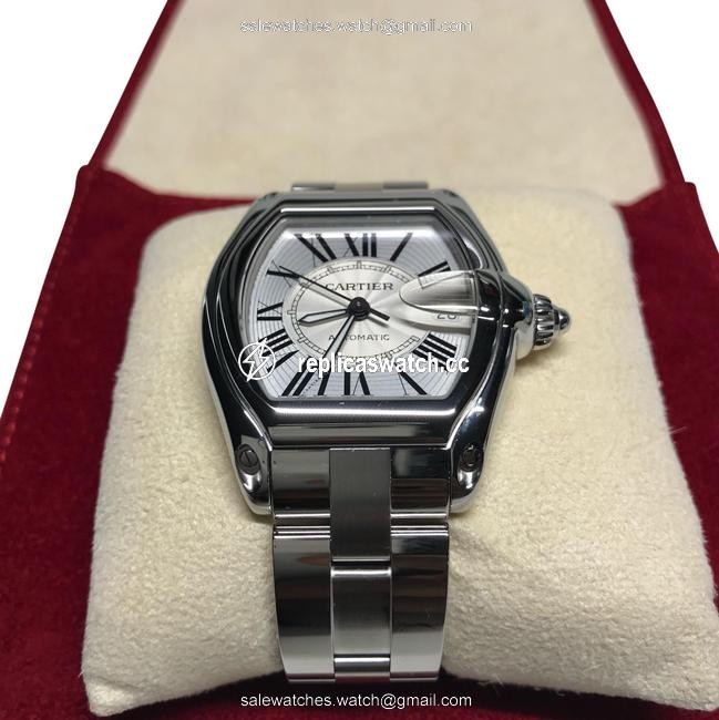 Cartier Stainless Steel Roadster Model W62025v3 Watch Cartier Stainless Steel Roadster Model W62025v3 Watch