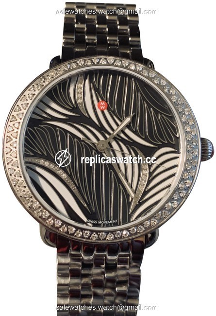 Michele Silver Serein Mid Diamond (103 Diamonds 0.52ct) Watch Michele Silver Serein Mid Diamond (103 Diamonds 0.52ct) Watch