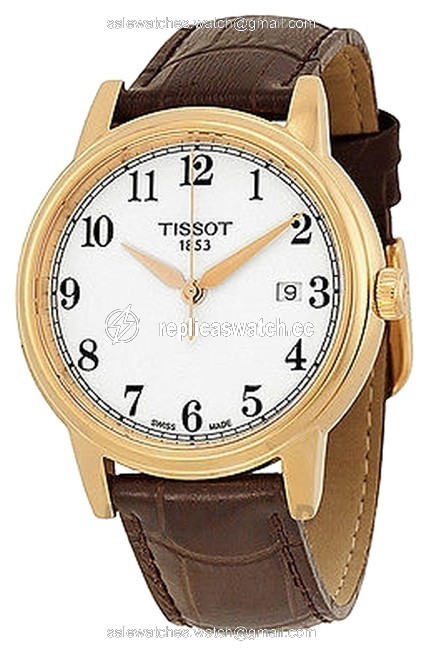 Tissot Carson Rose Gold-tone Leather Mens Watch T0854103601200 Tissot Carson Rose Gold-tone Leather Mens Watch T0854103601200