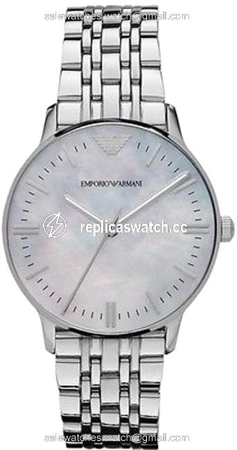 Emporio Armani Ar1602 Mother Of Pearl Dial Stainless Steel 32mm Emporio Armani Ar1602 Mother Of Pearl Dial Stainless Steel 32mm