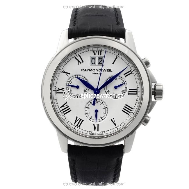Raymond Weil Black Roman Tradition White Dial Mens 4476-stc-00300 Watch Raymond Weil Black Roman Tradition White Dial Mens 4476-stc-00300 Watch