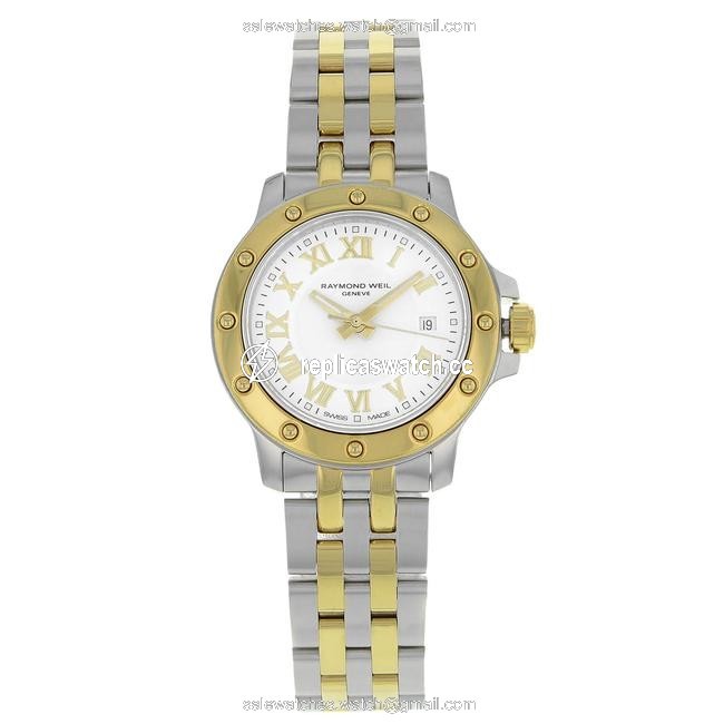 Raymond Weil Steel and Gold Tone Tango Quartz Ladies 5399-stp-00 Watch Raymond Weil Steel and Gold Tone Tango Quartz Ladies 5399-stp-00 Watch