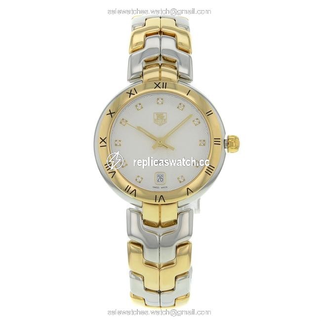TAG Heuer White Link Wat1350.bb0957 34mm Watch TAG Heuer White Link Wat1350.bb0957 34mm Watch