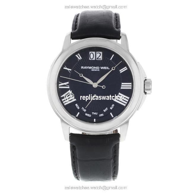 Raymond Weil Black Tradition 9576-stc-00200 42mm Watch Raymond Weil Black Tradition 9576-stc-00200 42mm Watch