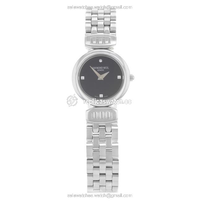 Raymond Weil Black Chorus Stainless Steel Quartz Ladies 5890-st-20082 Watch Raymond Weil Black Chorus Stainless Steel Quartz Ladies 5890-st-20082 Watch