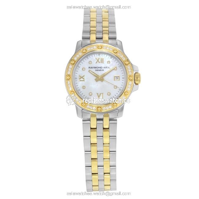 Raymond Weil Mother Of Pearl Tango 5399-sps-00995 28 Mm Watch Raymond Weil Mother Of Pearl Tango 5399-sps-00995 28 Mm Watch