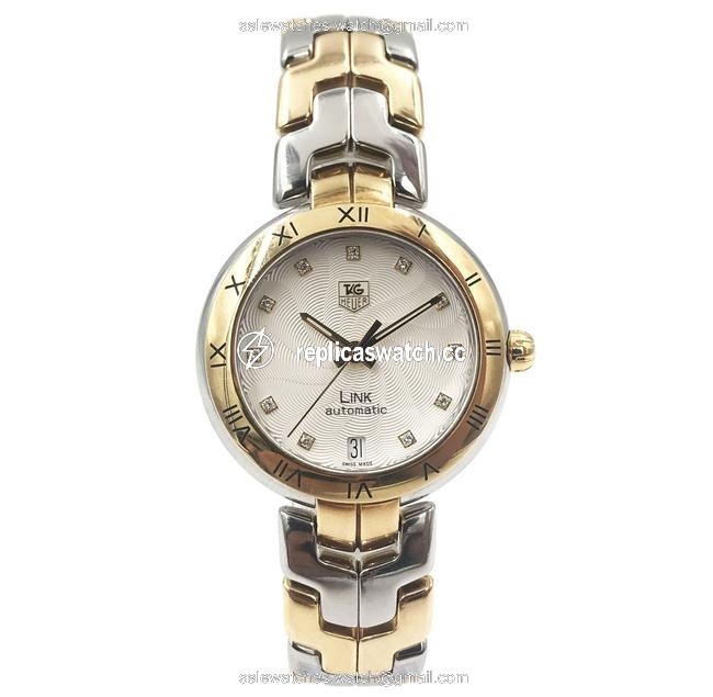 TAG Heuer Silver Steel Gold Two Tone Swiss Ladies Wat2350.bb0957 Watch TAG Heuer Silver Steel Gold Two Tone Swiss Ladies Wat2350.bb0957 Watch